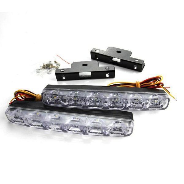 Денні ходові вогні з функцією бігаючого повороту Daylight-100 RUN 12 LED 12V ДХО/DRL DRL100_RUN фото