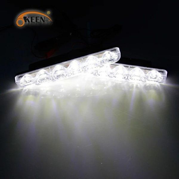 Денні ходові вогні з функцією бігаючого повороту Daylight-100 RUN 12 LED 12V ДХО/DRL DRL100_RUN фото