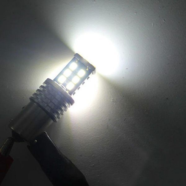 Автомобільні LED-лампи HP72 БІЛА в ЗАДНІЙ хід, ДХО, СТОП &mdash; ЯРКА з цоколем 1156 (P21W) (BA15S) 12 в, 4 Вт, 35 1156WH_#72 фото