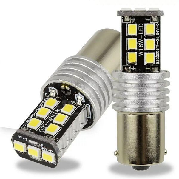 Автомобільні LED-лампи HP72 БІЛА в ЗАДНІЙ хід, ДХО, СТОП &mdash; ЯРКА з цоколем 1156 (P21W) (BA15S) 12 в, 4 Вт, 35 1156WH_#72 фото