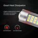 Автомобільні LED-лампи HP75 БІЛА в ЗАДНІЙ хід, ДХО, СТОП &mdash; ЯРКА з цоколем 1157 (P21/5W) (2 контактна) 1157WH_#75 фото 3