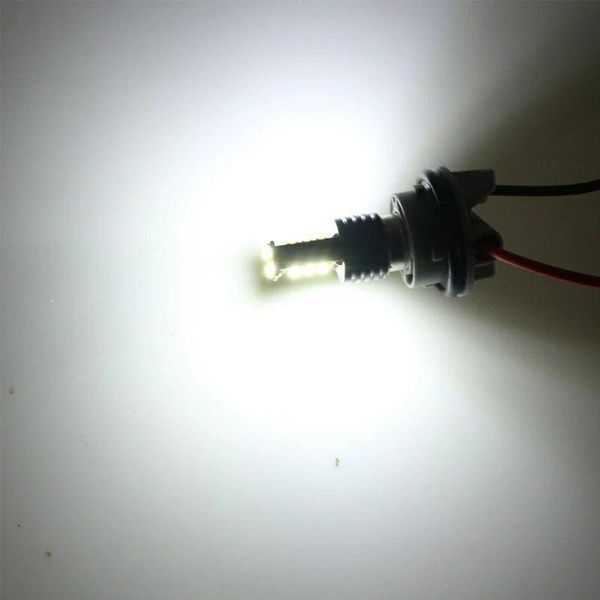 Автомобільні LED-лампи HP81 БІЛА в ЗАДНІЙ хід, ДХО, СТОП &mdash; ЯРКА з цоколем 1156 (P21W) (BA15S) 12 в, 4 Вт, 24 1156WH_#81 фото