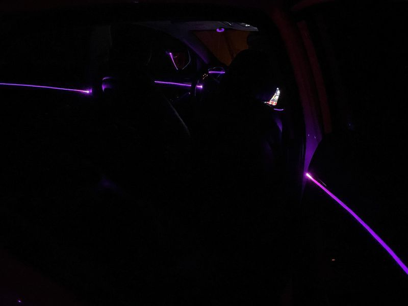 RGB різнокольоровий Неон в авто, 5 LED 6 м Холодний неон, Неонове підсвічування, Гнучкий неон(6 метрів, 5 ламп, APP) ELWIRE_6MRGB_APP фото