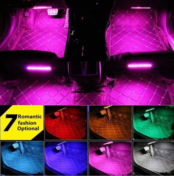 9 LED RGB подсветка салона светодиодная с микрофоном (реагирует на звук) 16 режимов, через приложение, USB ATMO_9LED_USB/1 фото