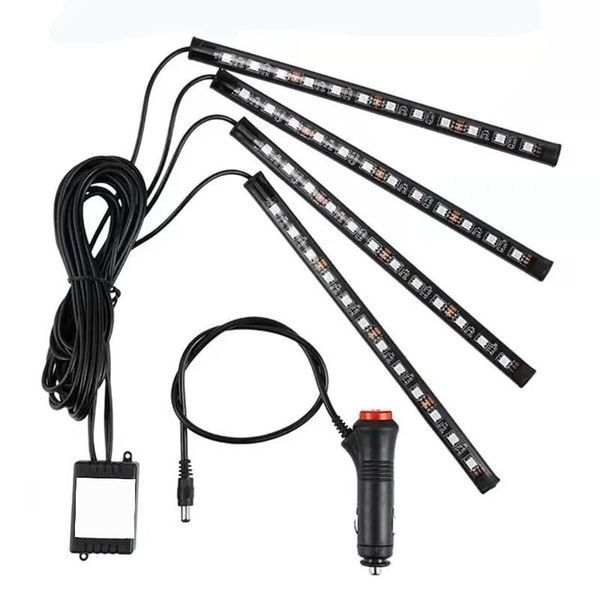 12 LED RGB подсветка салона светодиодная с микрофоном (реагирует на звук) 16 режимов, через приложение ATMO_12LED/1 фото