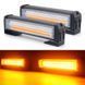 Стробоскопы ЖЕЛТЫЕ, LED проблесковые маячки, полицейские мигалки (2 COB LED фонаря 30Вт 9 Режимов)/2шт STROB_MY079AYY фото 2