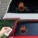 Підсвічування автомобільне LED-долоня на заднє скло з жестами + пульт/ Світлодіодна рука STICKER_LEDHAND фото 10