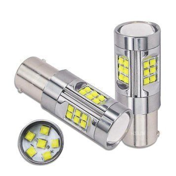 Автомобільна LED-лампа 30 CREE діода БІЛА в ЗАДНІЙ хід, ДХО, СТОП &mdash; САМА ЯРКА з цоколем 1156 (P21W) 30LED_1156WH_CREE фото